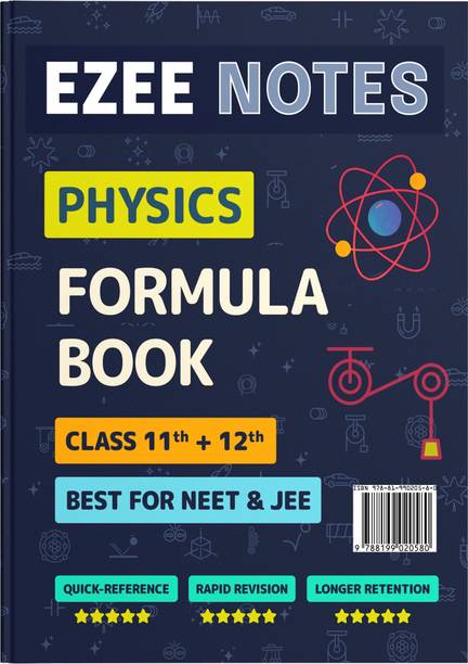 Physics Formula Book for NEET & JEE by Ezee Notes | Colour Printed Handwritten | Thick 120 GSM Glossy Pages | Quick Revision | Longer Retention of concepts  - Quick Revision Physics Formula Book | NEET & JEE Prep by Ezee Notes | Handwritten, Colour Printed, Thick Glossy Pages