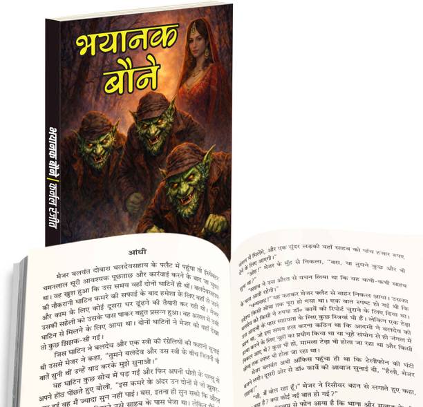 Bhayanak Baune - Karnal Ranjeet :- gripping horror crime suspense novel, mysterious dwarfs and shocking incidents, terrifying secrets hidden in darkness, intense thriller with unexpected twists