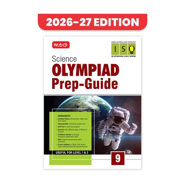 MTG Science (ISO) Olympiad Prep Guide Class 9 | Detailed Theory, Exercise with Self Test For Practice | SOF Olympiad Books For Exam 2026-27 (Useful For Level-1 & 2)