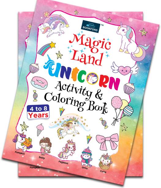 Magic Land Unicorn Activity & Coloring Book