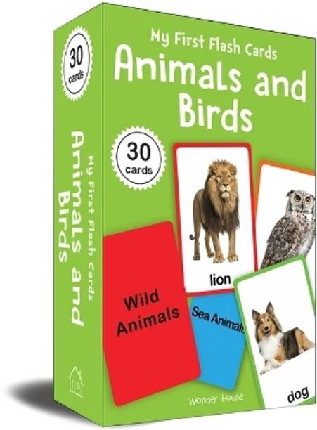 My First Flash Cards Animal and Birds 30 Early Learning Flash Cards for Kids