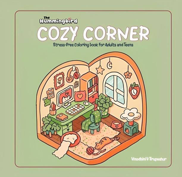 Cozy Corners Coloring Book  - A Stress-Relieving Cozy Coloring Book for Adults & Kids | Hygge Home Scenes, Relaxing Nooks & Warm Interiors (Cozy Coloring Collection)