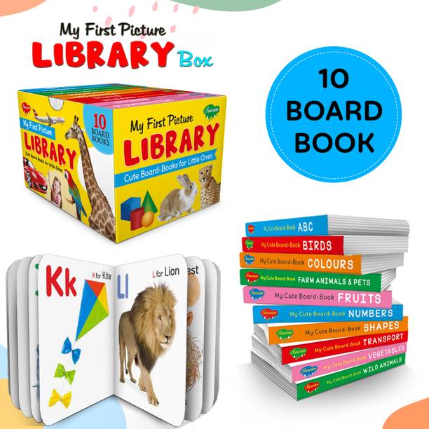My First Picture Library Box, set of 10 Board Book