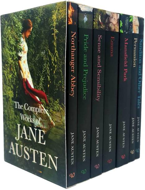 The Complete Works of Jane Austen 7 Books Collection Box Set (Sandition and Other Tales, Sense and Senesibility, Pride and Prejudice, Persuasion, Emma & More)