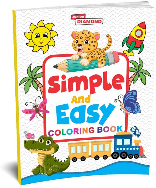 Simple and Easy Colouring Book (Edition1st)
