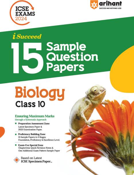 Arihant ICSE Sample Question Papers Class 10 Biology Book for 2024 Board Exam