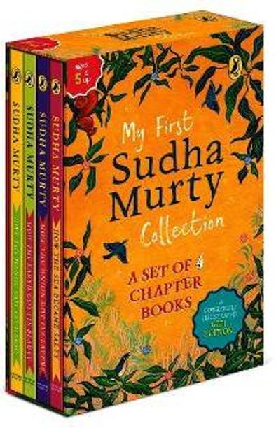 My First Sudha Murty Collection: A Set of 4 Chapter Books | Gift this full colour, illustrated storybooks set to children