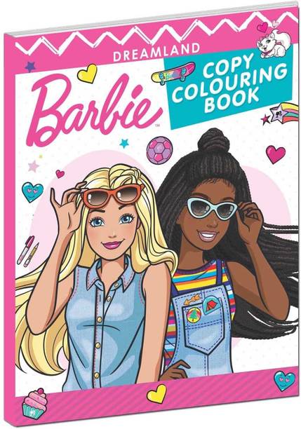 Barbie Copy Colouring Book  - Filled with Barbie characters, Each page | Barbie Colouring Book for Little Artists | Coloring Book for Kid