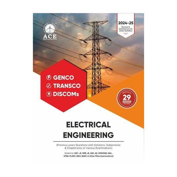 GENCO | TRANSCO | DISCOMs Electrical Engineering Previous Years Questions with Solutions, Subjectwise & Chapterwise of Various Examinations (Previous 29 Papers Included)