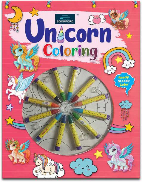 Unicorn Coloring Book for kids