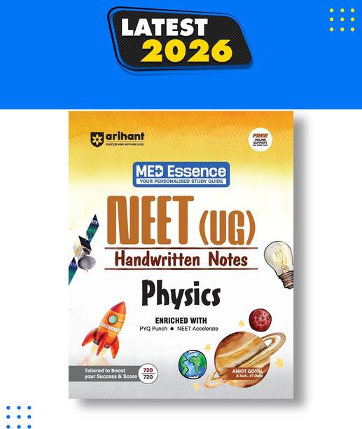 Arihant NEET (UG) Physics Handwritten Notes For Exam 2026-2027 | Complete NEET Concentrate with PYQ Punch, MCQ Punch First and Only NEET Targeted Handwritten Notes