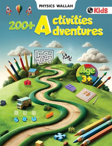 200+ Activity Book For 3+ Years Old- Screen-Free Fun Activities, Maths, English