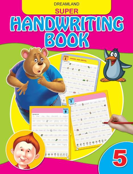 Super Hand Writing Book Part - 5  - Handwriting Book For Kid