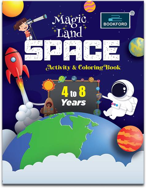 Magic Land Space Activity & Coloring Book