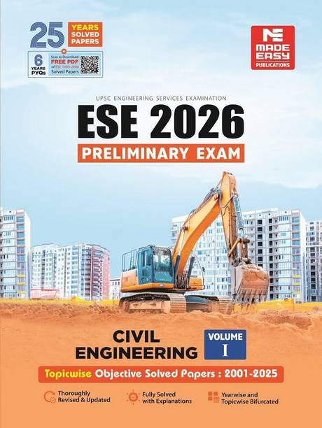 ESE 2026 : Preliminary Exam: Electrical Engineering Volume-II | Chapterwise & Topicwise Objective Solved Papers | 25 Years Solved PYQs 2001-2025| UPSC Engineering Services Examination | Fully Solved | By Made Easy