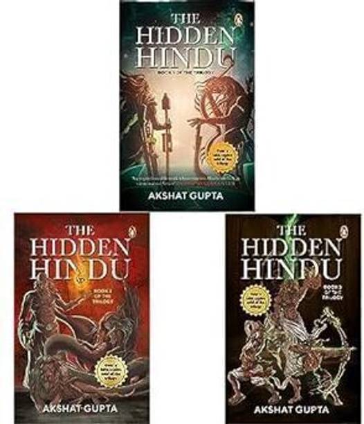 Set of 3 Books Hidden Hindu Triology | The Hidden Hindu + The Hidden Hindu 2 + The Hidden Hindu 3 Book in English by Akshat Gupta (Hidden Hindu Triology 3 Books Combo) Paperback – 1 January 2023