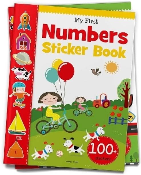 My First Numbers Sticker Book: Exciting Sticker Book With 100 Stickers  - By Miss & Chief