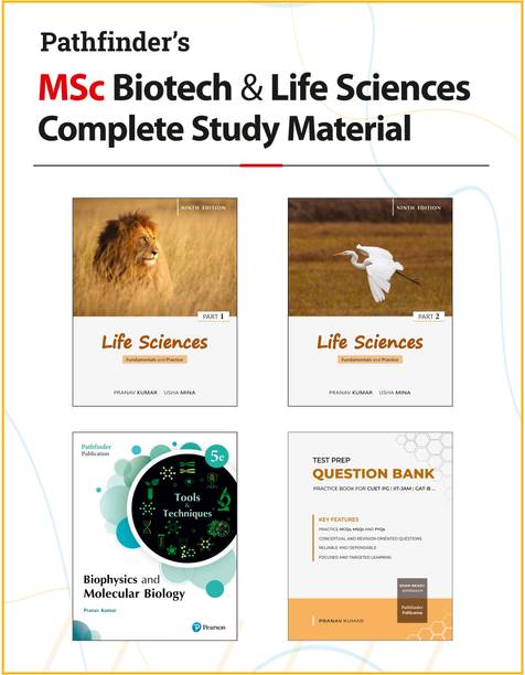 M.Sc Biotechnology & Life Sciences Entrance Exam Books Combo Set