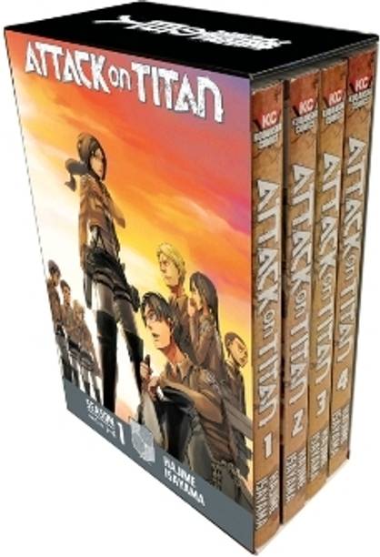 Attack On Titan Season 1 Part 1 Manga Box Set