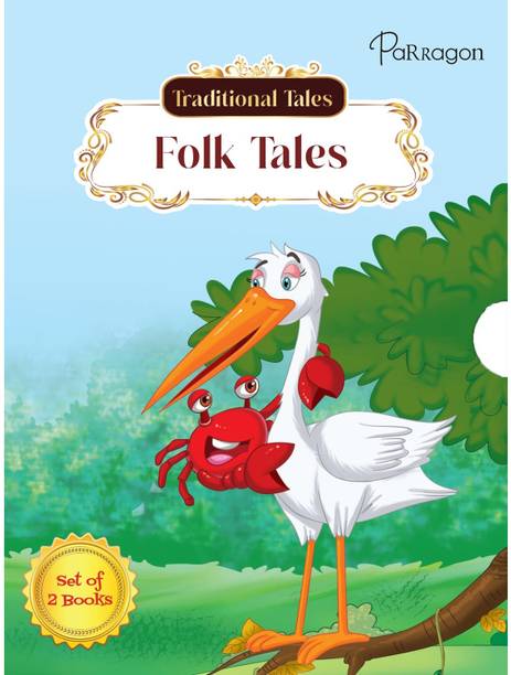 Traditional Folk Tales | Box Set | Set of 2 books | Folk tales for children | Jataka Tales | Panchatantra Tales | Traditional Tales | Folk stories