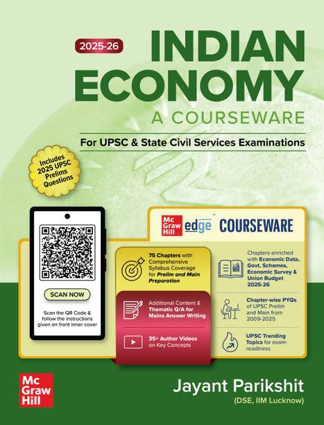Indian Economy Courseware by Jayant Parikshit for UPSC 2026 35+ Author Videos Chapter-wise PYQs of UPSC Prelims & Mains (2009-2025) Economic Survey, Budget, Govt Schemes Structured Pedagogy