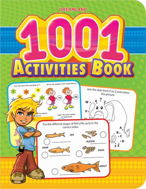 1001 Activities Book  - Enhance the Child Mind with Fun Activities of Word Searches, Puzzles, Dot-to-Dots, Mazes and Colouring | Activity books for kids