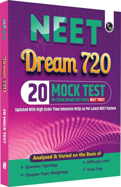 PW 20 NEET Dream 720 Mock Tests For 2026 Exams | Full Syllabus Tests of Physics, Chemistry & Biology