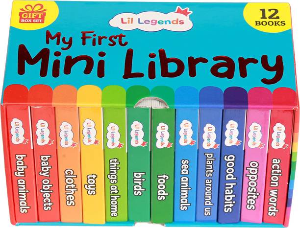 Lil Legends Little Library, Box Set, Volume 1- 12 Books- Baby Animals,