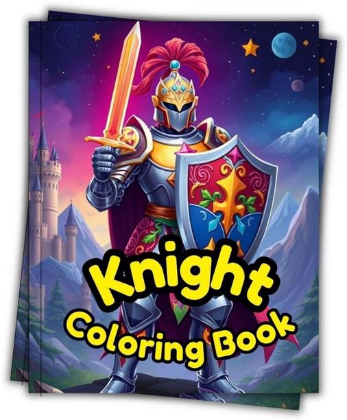 Medieval Knight Coloring Book | Coloring Activity Book for Kids | Birthday Gifts for Kids, Boys & Girls, 5, 6, 7, 8, 9 , 10, 11, 12