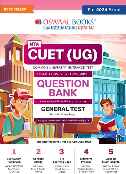 Oswaal Cuet (Ug) Question Bank Chapter-Wise and Topic-Wise General Test