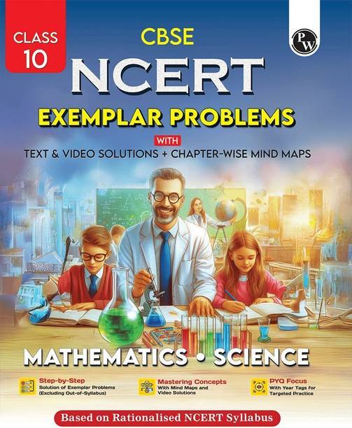 Pw Ncert Exemplar Mathematics & Science Class 10 with Video Solution