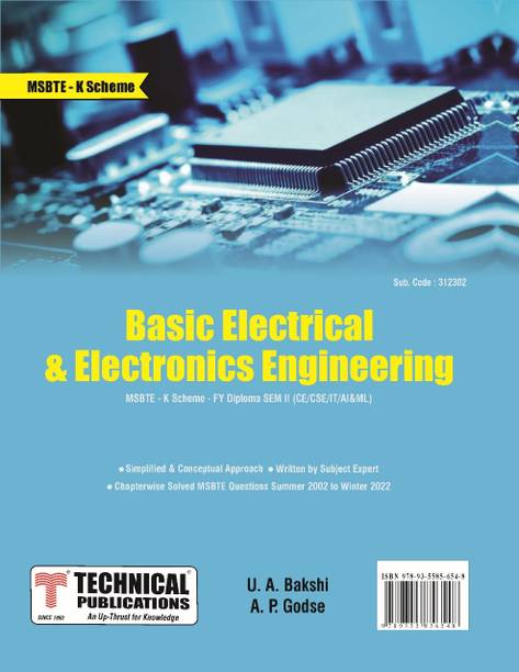 BASIC ELECTRICAL AND ELECTRONICS ENGINEERING MSBTE -K Scheme - FY DIPLOMA (II - CE/CSE/IT/AI&ML - 312302)