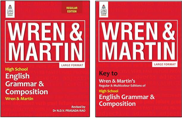 High School Wren and Martin English Grammar and Composition (Regular Edition) + Key to Wren and Martin English Grammar & Composition - COMBO - 2024 - 2025