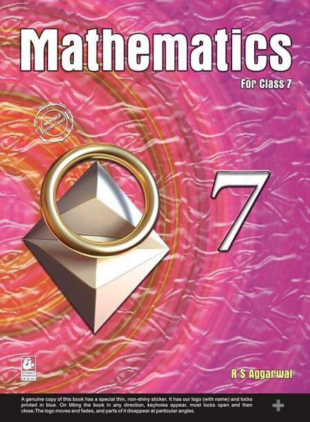 Mathematics for Class 7 - CBSE - R.S. Aggarwal - Examination - 2025-26 Paperback – 1 March 2025