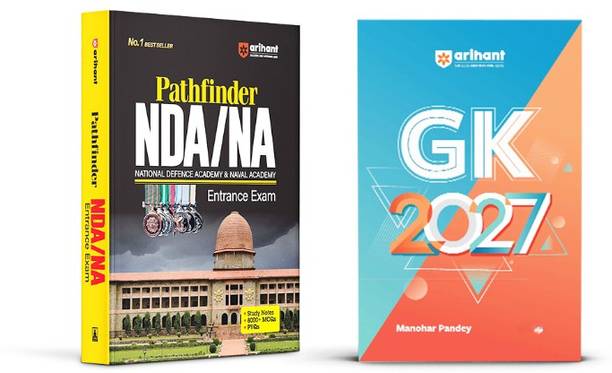 Arihant Pathfinder NDA/NA Entrance Exam and GK 2027 Combo | Complete NDA & Naval Academy Preparation Book with Study Notes, 8000+ MCQs & PYQs | General Knowledge 2027 | For NDA I & II | English Medium