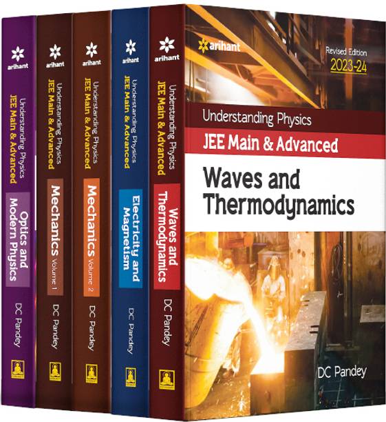 Arihant Understanding Physics For JEE Main & Advanced Waves and Thermodynamics (Set of 5 Books)