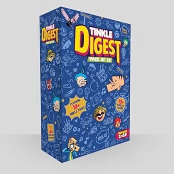 Tinkle Digest Collection, Complete Set Vol. 1-10 | Illustrated Children's Comic Books | Suppandi Shambu Tantri | Amar Chitra Katha