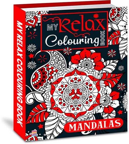 My Relax Mandala Colouring Book – Mandala Themed Coloring Activity Book for Kids – Fun and Creative - Ages 3+ Years