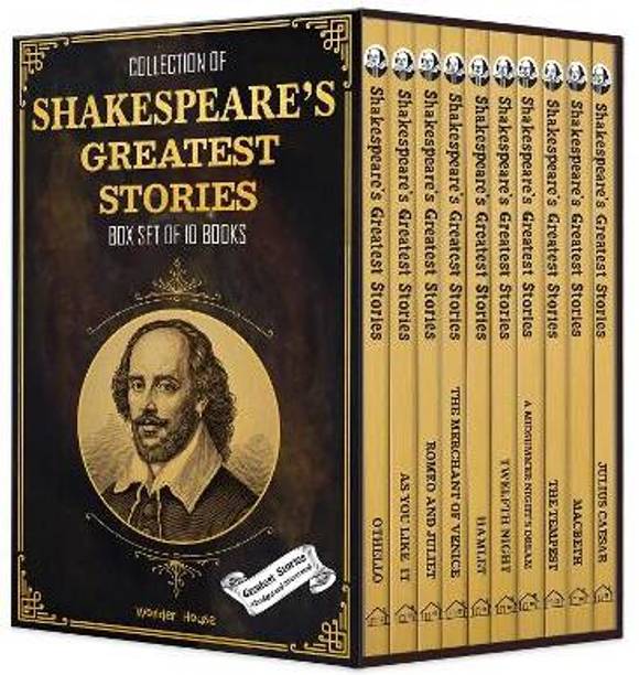 Collection of Shakespeare's Greatest Stories (Box Set of 10 Books) for Children