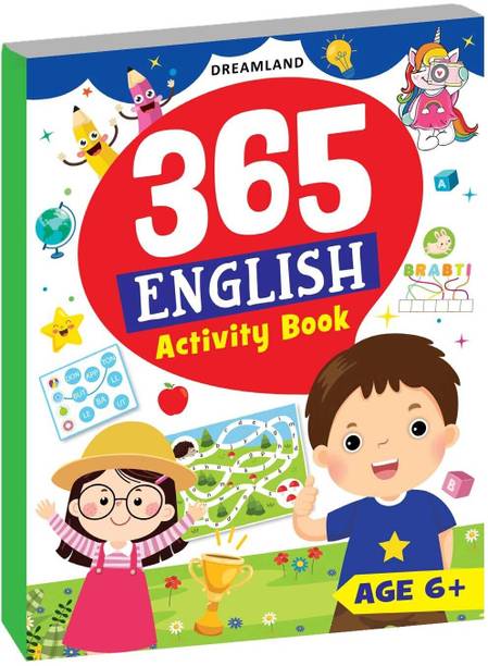 365 English Activity  - Fun Activity Book for Kids Age 6-8 years- With Interactive Activities, Essential vocabulary and grammar topic