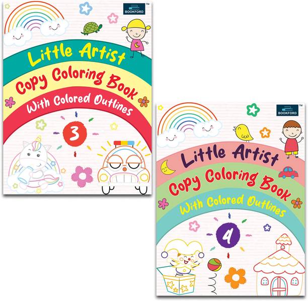 Little Artist Copy Coloring Book for kids