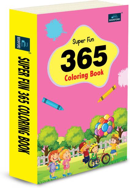 Super Fun 365 Coloring Book | Creative Activity for Kids | Fun Learning Art and Drawing