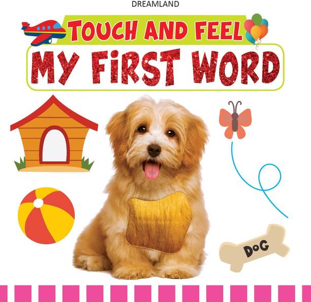 Touch and Feel  - Premium Touch & Feel First Word Learning Board Book For Kids, Pre-school Learning & Educational Book for Boys & Girls, Skill Development for 12+ Months, Birthday Gift