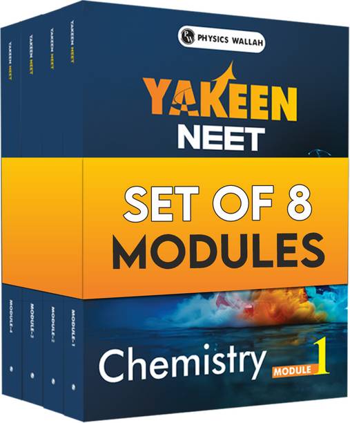 PW Yakeen For NEET Droppers Chemistry with Solutions Combo Set of 8 Books