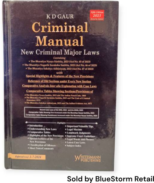 Criminal Manual - New Criminal Major Laws (Pocket Edition) | Whitesmann Publishing