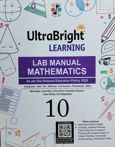 Ultra Bright Learning Lab Manual Mathematics class 10