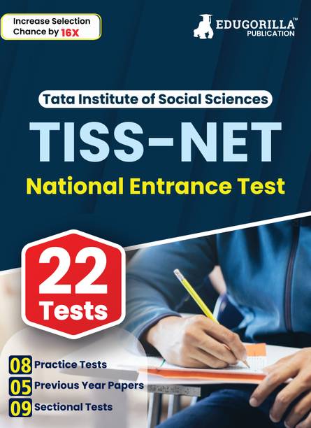 TISS-NET Exam Preparation Book  - 2023 : 8 Practice Tests, 9 Sectional Tests and 5 Previous Year Papers (1600+ Solved Questions) with Free Access to Online Tests