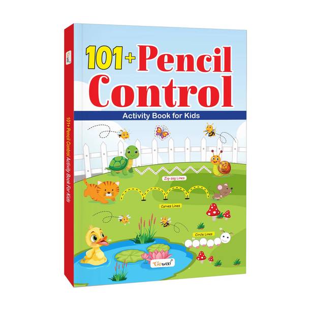 101+ Pencil Control Activity Book for Kids : Fun Activity Book for Toddlers , Activity Book for Early Learners , Fine Motor Skills Activities for Kids , Fun Maze Activity Book for Kids