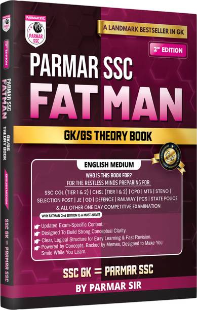 PARMAR SSC Fatman | GK/GS Theory Book