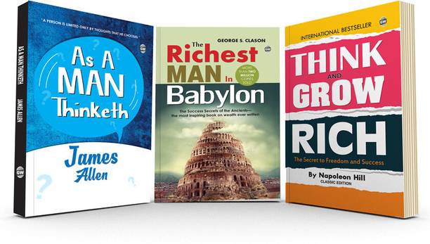 The Total Success Toolkit : Think & Grow Rich, The Richest Man in Babylon and As A Man Thinketh | Motivational Wealth Books | Combo of 3 Novels